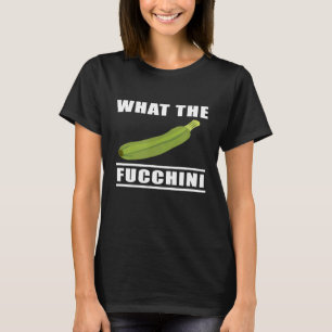 T-shirt Chef Femmes Hommes Fucchini Zucchini Courgette Cui