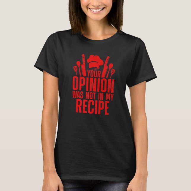 T-shirt Chef For Men Women Cooking  Culinary Cook (Devant)