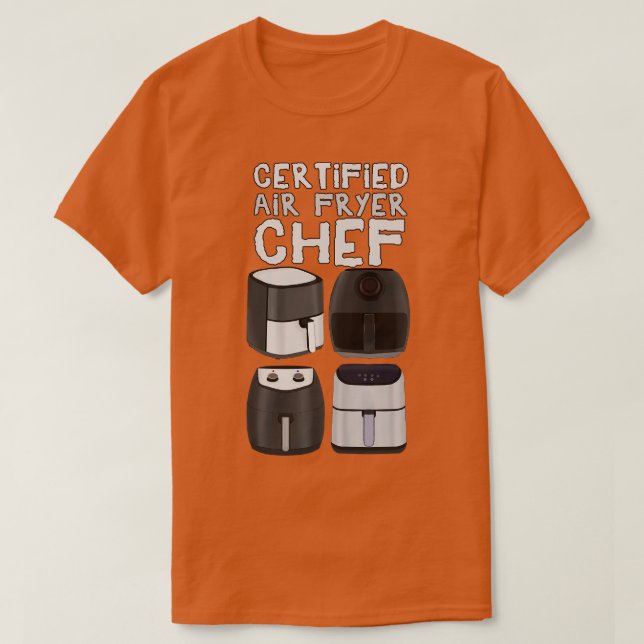 T-shirt Chef Fryer Air Certifié (Design devant)