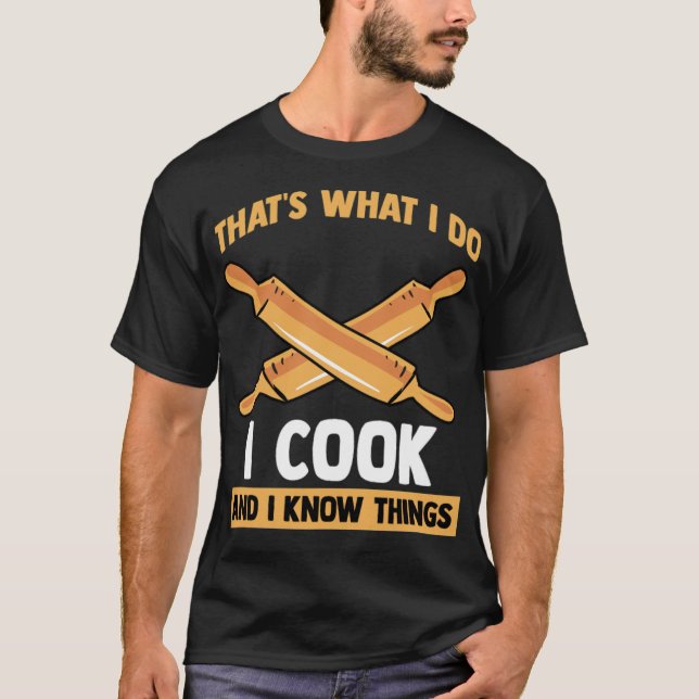 T-shirt Chef Gourmet Chef Hat Commercial Kitchen pir (Devant)