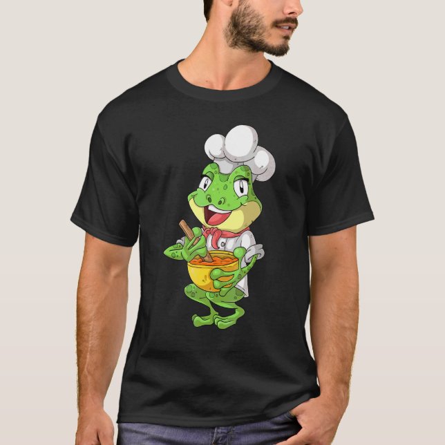 T-shirt Chef Grenouille  Grenouille bouillante (Devant)