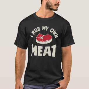 T-shirt Chef I Rub My Prown Viande Drôle Hommes Cuisine BB