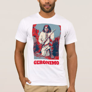 T-shirt Chef indien Geronimo Pop Art