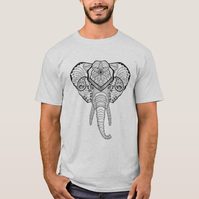 T-shirt Chef inspiré d'éléphant (Devant)