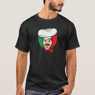 T-shirt Chef Italien Garçon Italie Pizzeria Nourriture