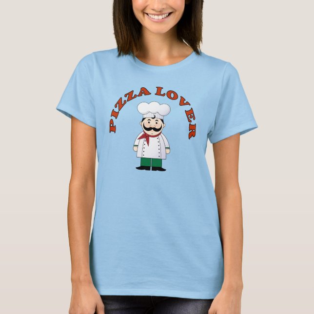 T-shirt Chef italien Pizza Lover (Devant)