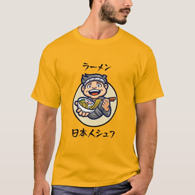 T-shirt Chef japonais Ramen (Devant)
