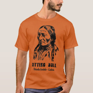 T-shirt Chef Lakota natif américain assis Bull 