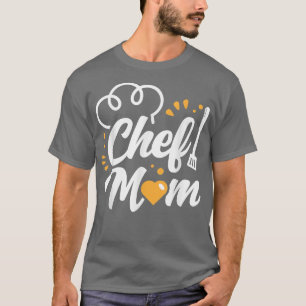 T-shirt Chef Maman Maman Cuisine Mère Cuisine Mama Mères D