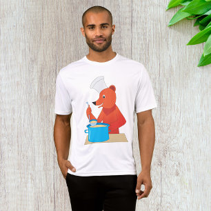 T-shirt Chef Ours Cuisine Soupe Amusant Animal cuisine