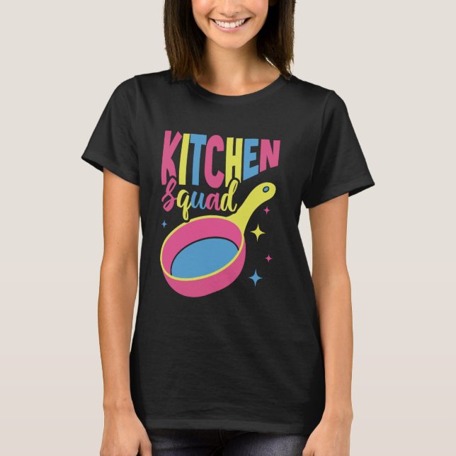 T-shirt Chef Pansexuel Funny LGBTQ Cuisine Squad Pan Pride (Devant)