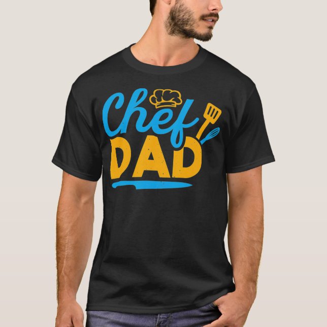 T-shirt Chef Papa Sous Chefs Cuisine culinaire Cuisine bar (Devant)