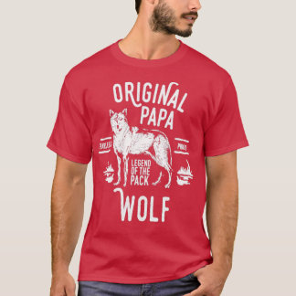 T-shirt Chef Papa Wolf original de la Fête des pères Pack