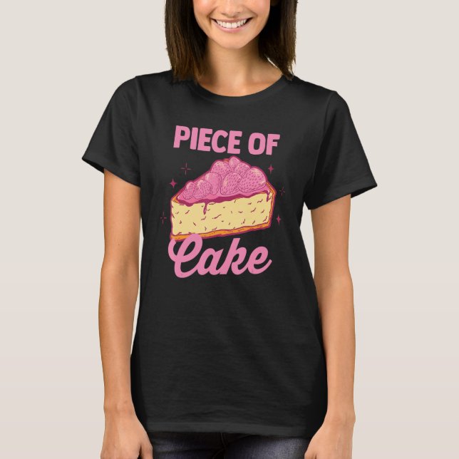 T-shirt Chef Pâtissier Baker Foody Dessert Lover Pièce De (Devant)
