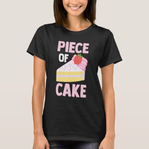 T-shirt Chef Pâtissier Baker Foody Dessert Lover Pièce De
