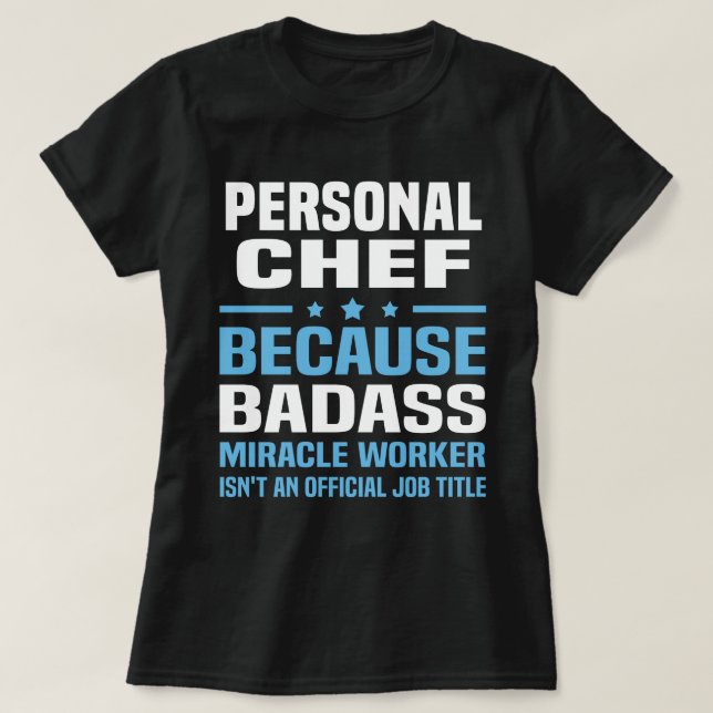 T-shirt Chef personnel (Design devant)