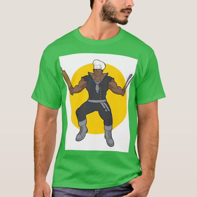 T-shirt Chef Power Man (Devant)