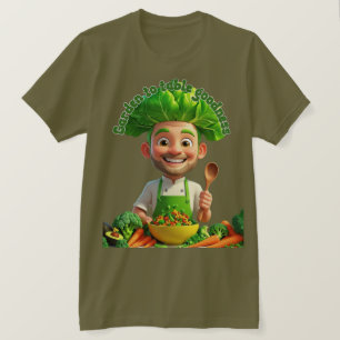 T-shirt Chef propulsé par les plantes – Cuisiner avec bien
