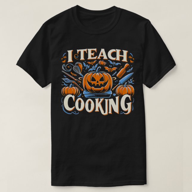 T-shirt Chef School Classic Cuisine pour les gourmands (Design devant)
