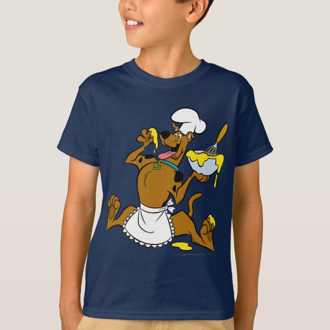 T-shirt Chef Scooby Doo Thanksgiving (Devant)