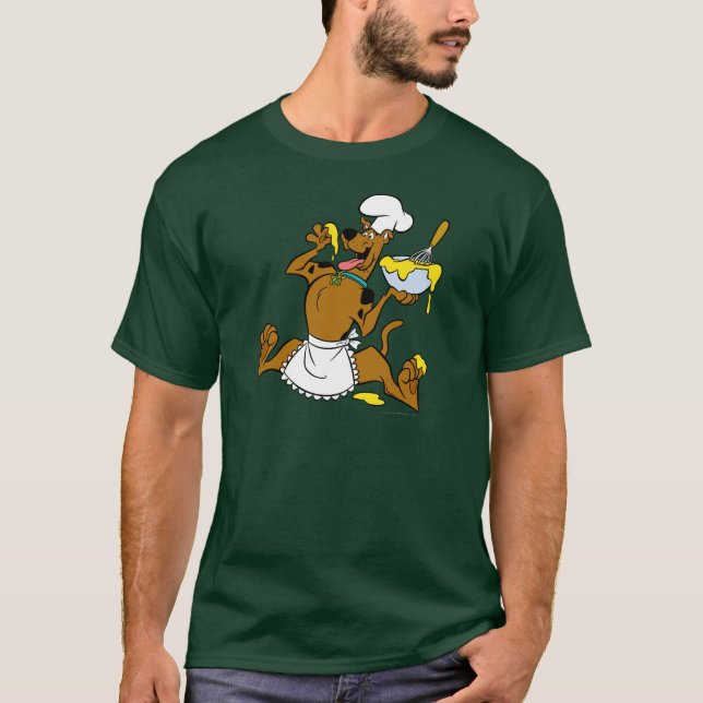 T-shirt Chef Scooby Doo Thanksgiving (Devant)