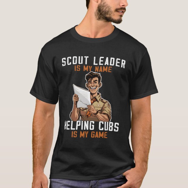 T-shirt Chef scoutisme Camg (Devant)