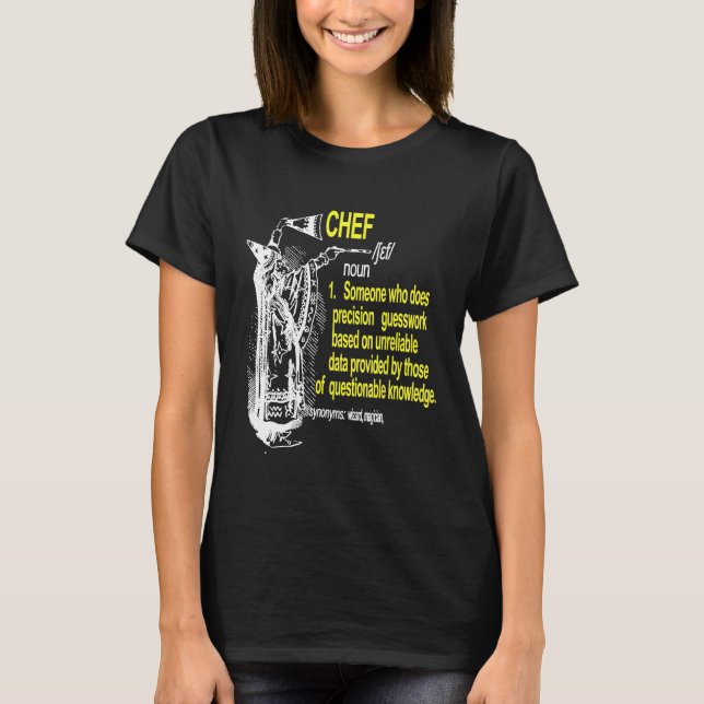 T-shirt Chef Signification Chemise Chef Noun Définition (Devant)