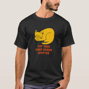 T-shirt Chef Spider Spotter Chat Humour Kitten Chat Maman