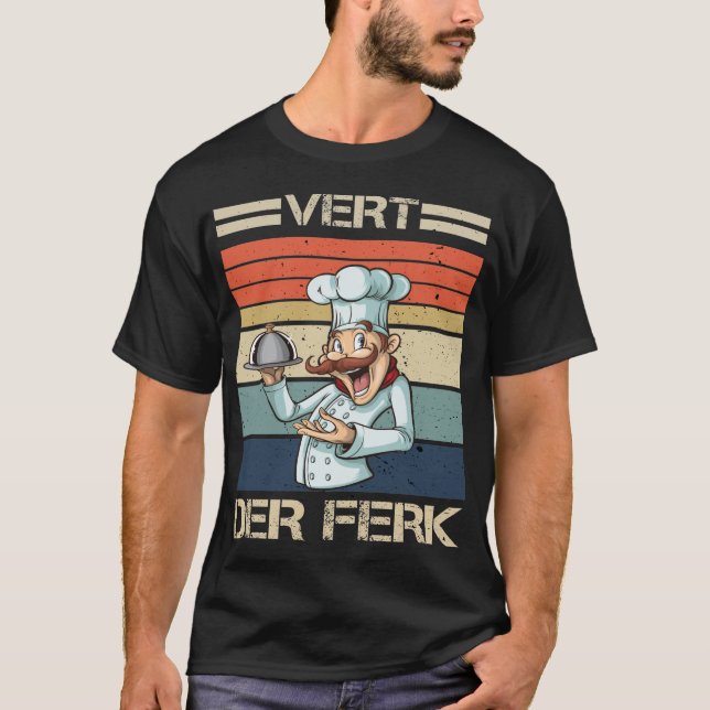 T-shirt  chef sucré de cuisinier de verger der ferk (Devant)