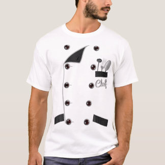 T-shirt Chef T Uniform Jacket Faux Funny Cook pour la Cuis
