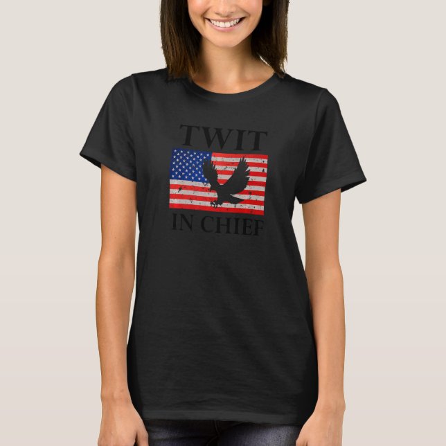 T-shirt Chef Twi  Drapeau Américain Merica Aigle US Twit e (Devant)