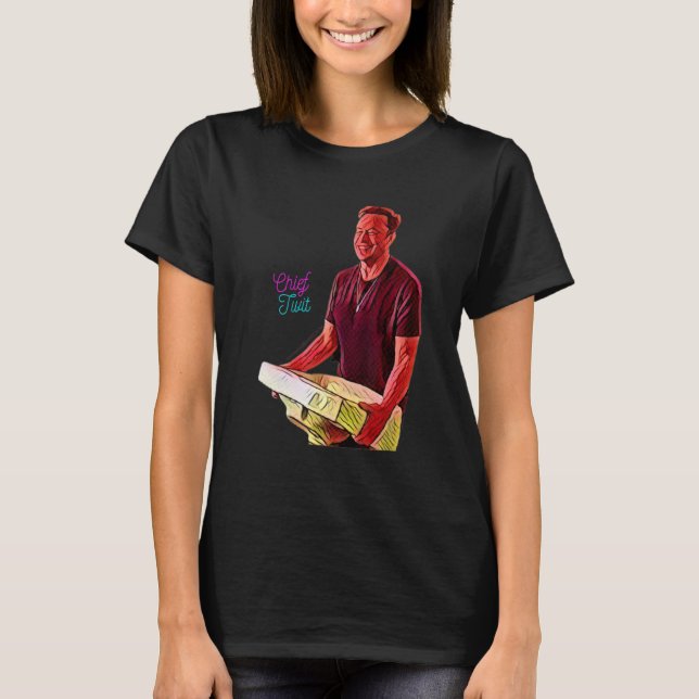 T-shirt Chef Twit et même le mème de l'évier de cuisine (Devant)