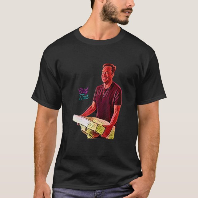 T-shirt Chef Twit et même le mème de l'évier de cuisine (Devant)