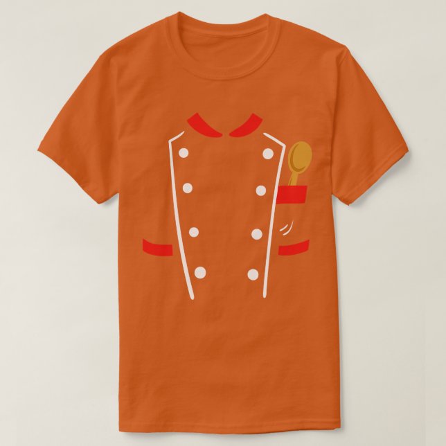 T-shirt Chef Uniform Cook Cuisine (Design devant)
