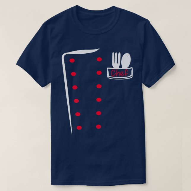 T-shirt Chef Uniforme Funny Costume de Cuisinier (Design devant)