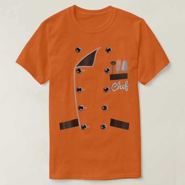 T-shirt Chef Veste Uniforme Faux Funny Co (Design devant)