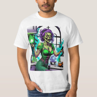 T-shirt Chef Zombie : Cuisine des délices Éffrayants dans