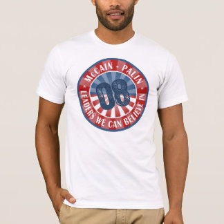 T-shirt Chefs de McCain Palin que nous pouvons croire