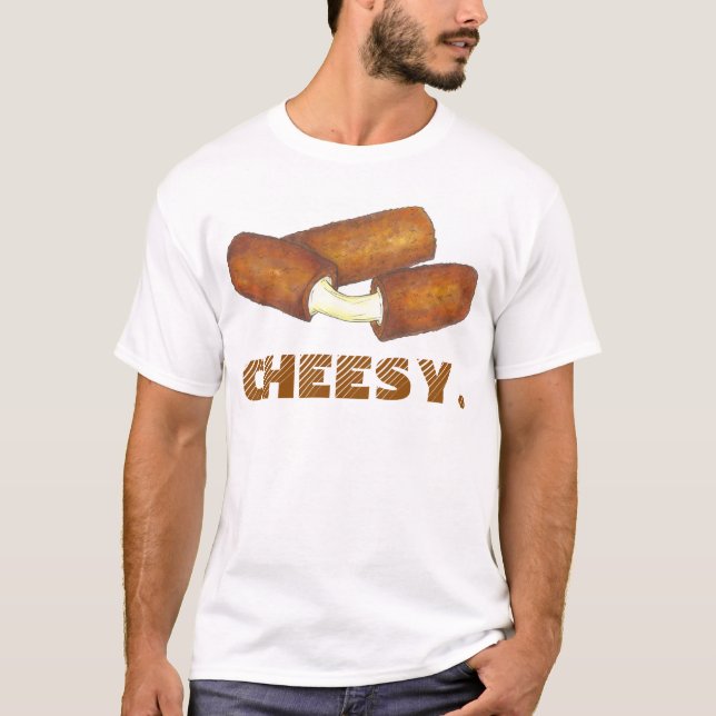 T-shirt CHÈISE Mozzarella Chaussettes au fromage Alimentat (Devant)