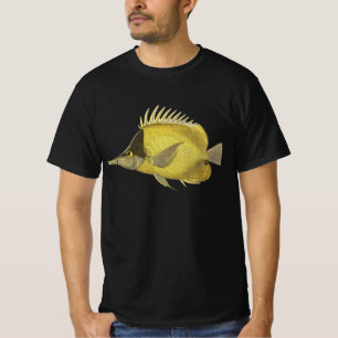 T-shirt Chelmon Tropical Jaune Longirostris, Poisson Vinta
