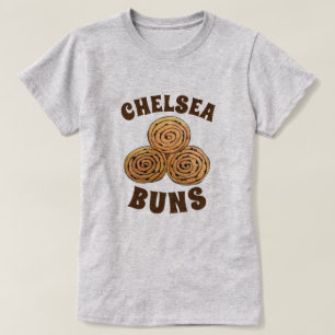 T-shirt Chelsea Buns UK Currant Bun Bakou British Food