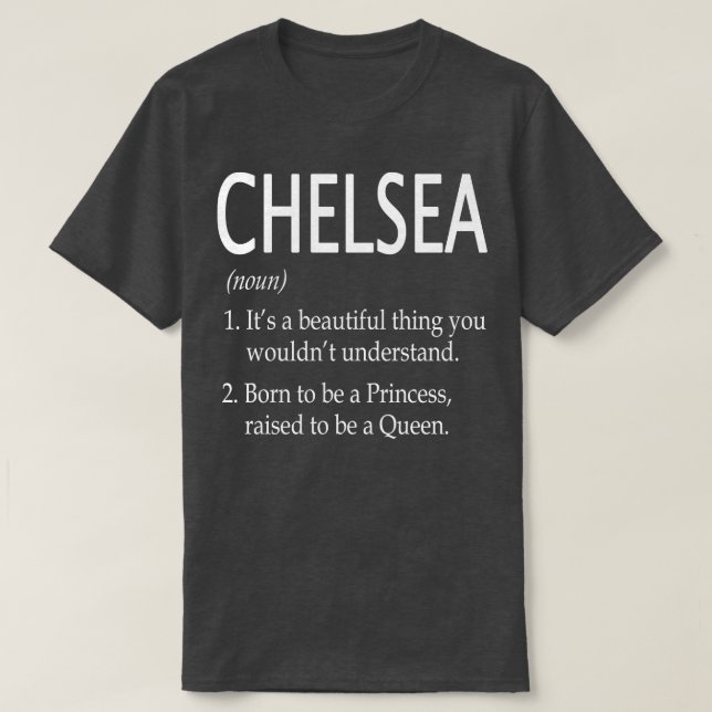 T-shirt Chelsea Nom Cadeau 99 (Design devant)