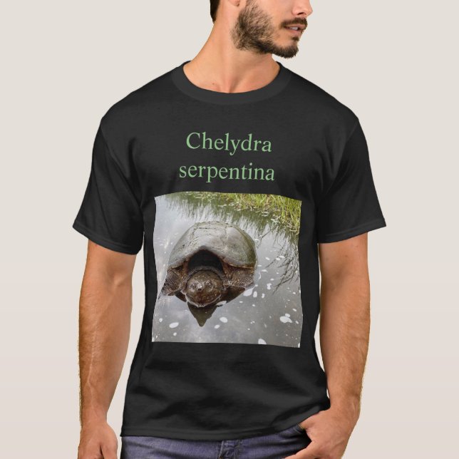 T-shirt Chelydra serpentina (common snapping turtle) (Devant)