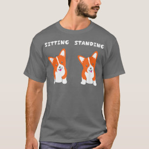 T-shirt CHEMIN D'ASSIT DE Chien Corgi