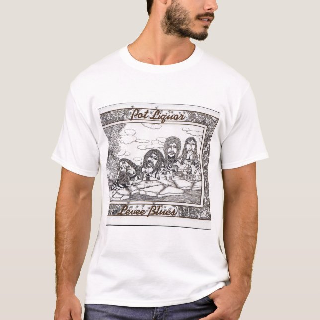 T-shirt Chemin de couverture en aluminium Potliqueur Levee (Devant)