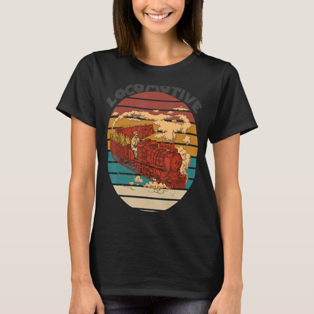 T-shirt Chemin de fer à vapeur (Devant)