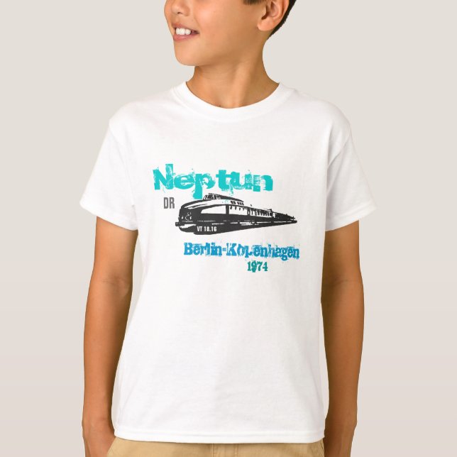 T-shirt Chemin de fer allemand de Neptune (Devant)