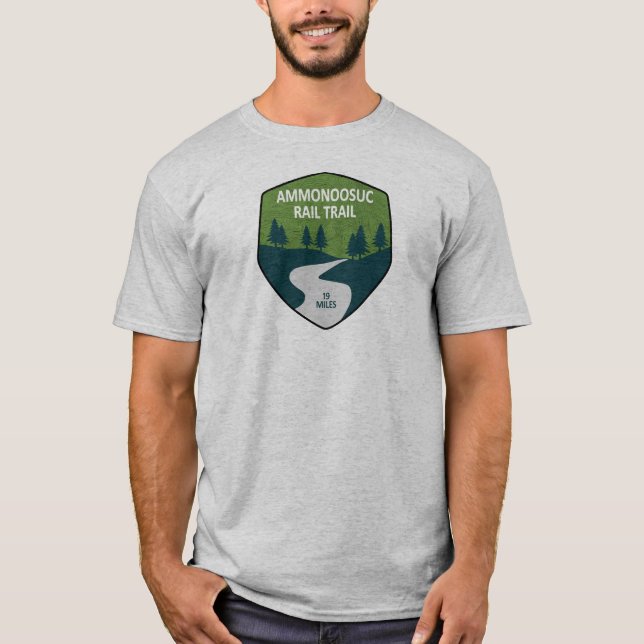 T-shirt Chemin de fer Ammonoosuc New Hampshire (Devant)