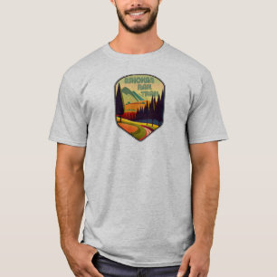 T-shirt Chemin de fer Ashokan New York Colonnes