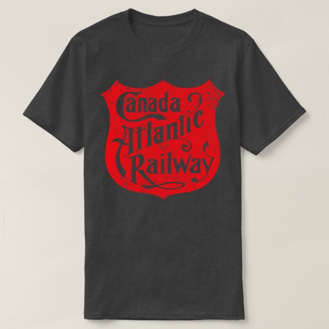 T-shirt Chemin de fer Canada Atlantique (Design devant)